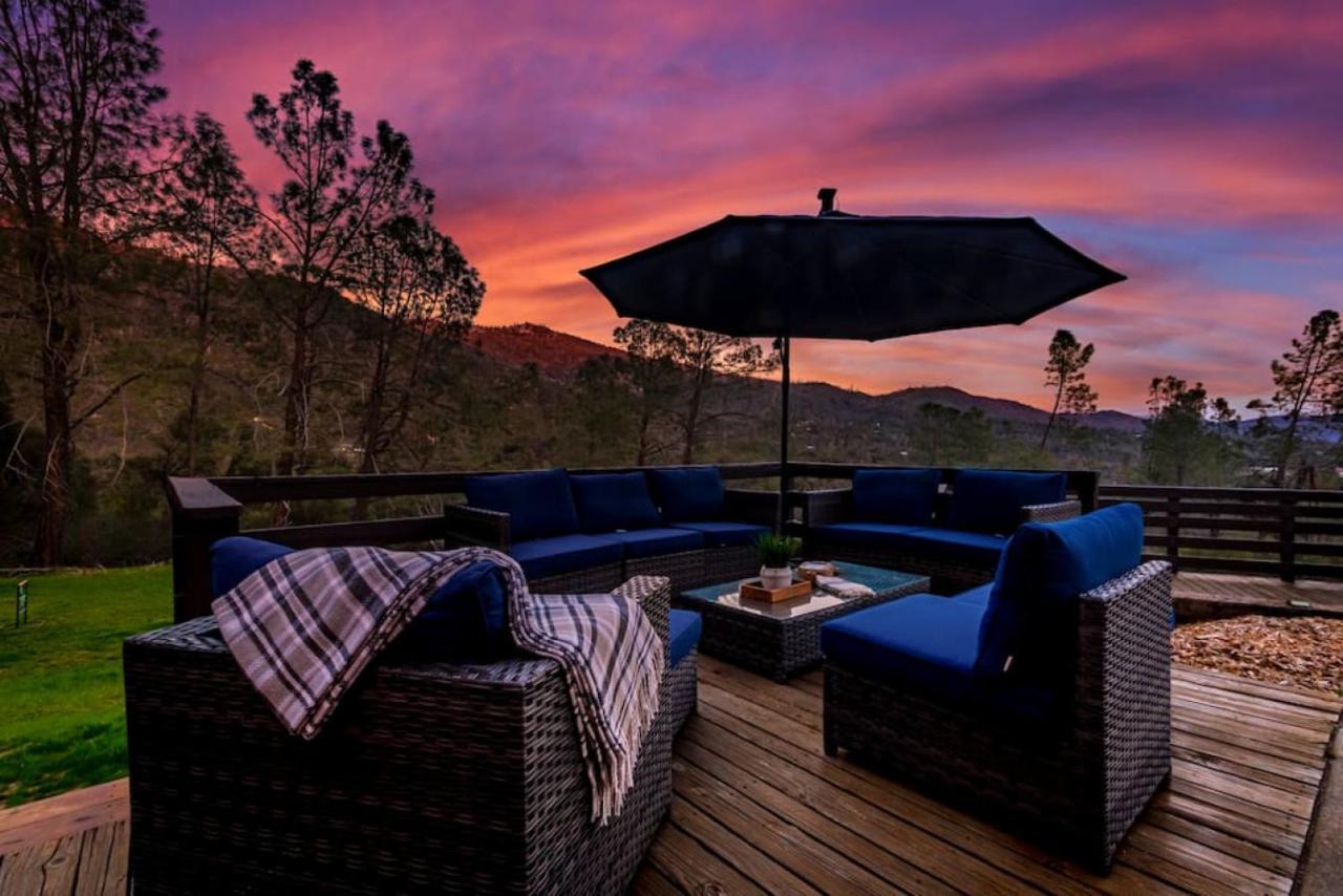 Sierra Vista Lookout Lodge With Creek, Waterfall And Waterholes, Minutes From Bass Lake And Yosemite South Gate North Fork Dış mekan fotoğraf