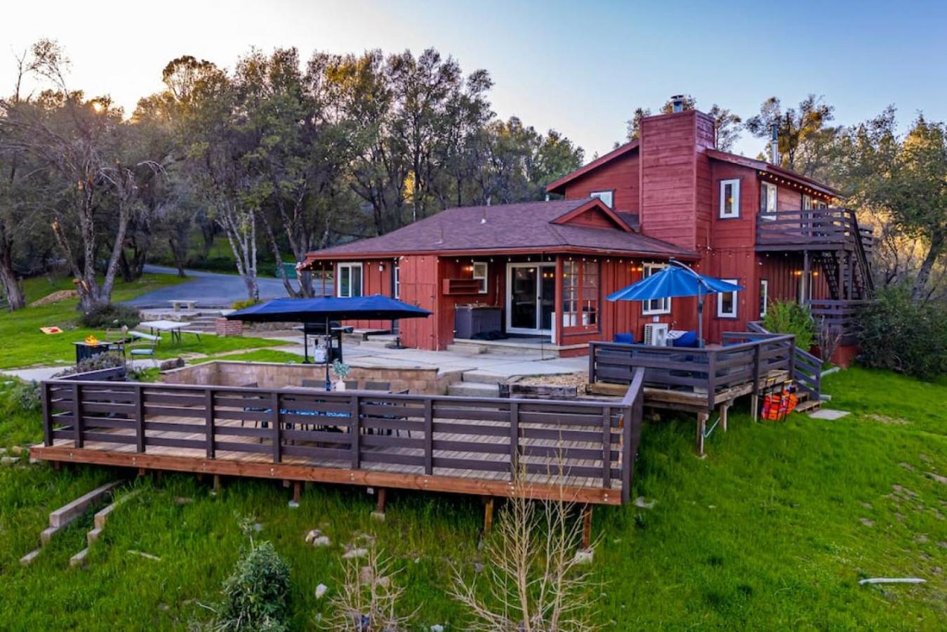 Sierra Vista Lookout Lodge With Creek, Waterfall And Waterholes, Minutes From Bass Lake And Yosemite South Gate North Fork Dış mekan fotoğraf
